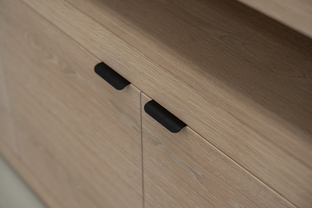 Fjord Oak Sideboard Detailed Texture Perspective View 1