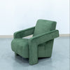 Flora Velvet Chair Side view