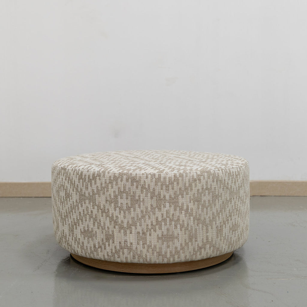 Freya Round Ottoman Front View 1