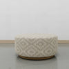 Freya Round Ottoman Front View 2