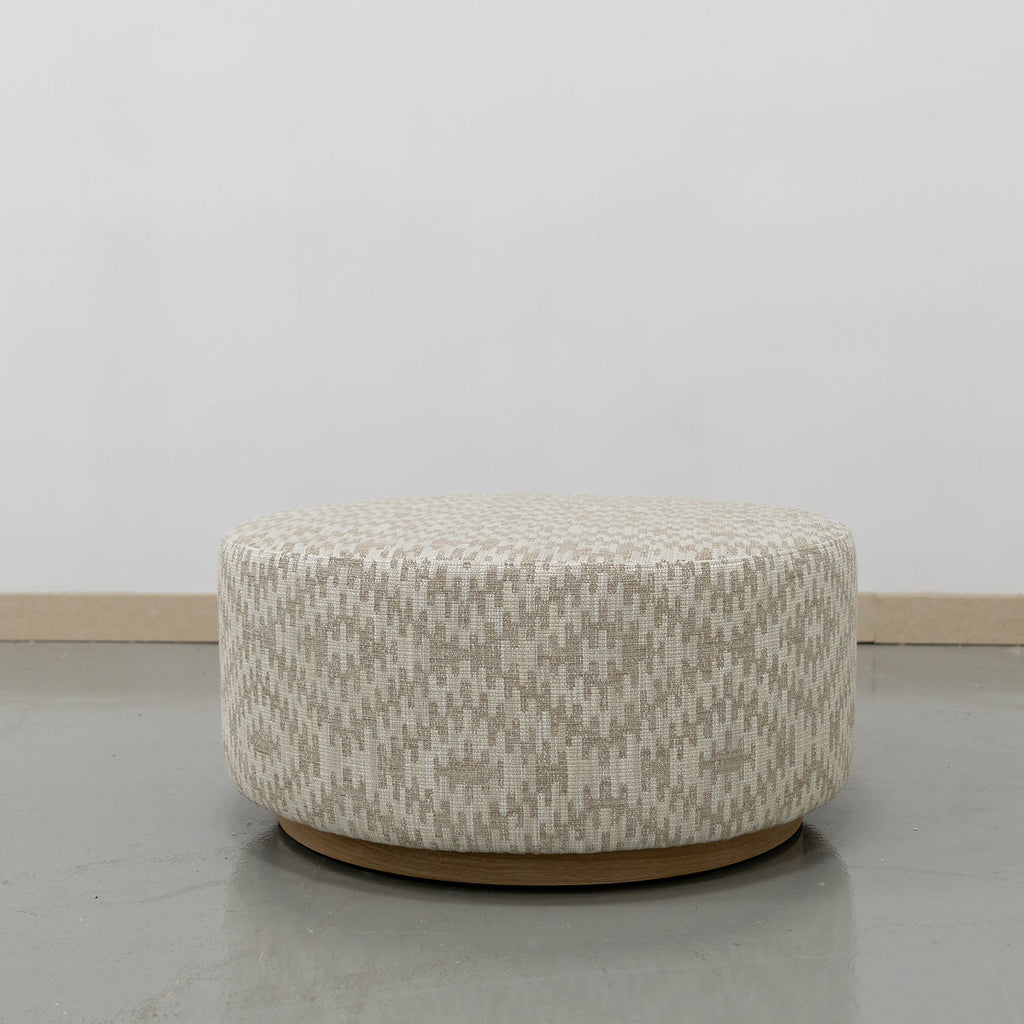 Freya Round Ottoman Front View 2