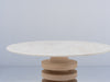 Halo Marble Dining Table (Whitewashed Oak) Perspective View 6
