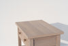 Hamptons Oak Bedside Table Detailed Texture View 3