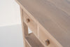 Hamptons Oak Bedside Table Detailed Texture View 5