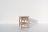 Hamptons Oak Bedside Table Perspective View 3