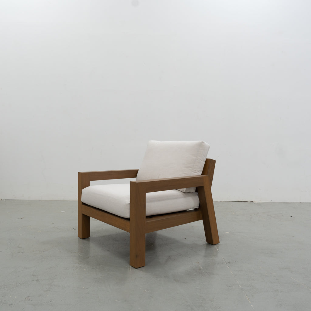 Harbor Teak Lounge Arm Chair Side view