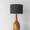 Harbour Teak Vase Table Lamp Front Perspective View 1