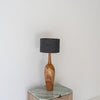 Harbour Teak Vase Table Lamp Perspective View 1