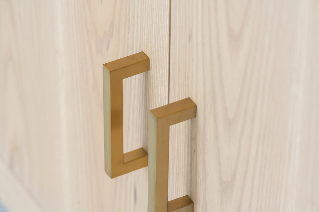 Harper Ash Wood Sideboard Detailed Texture View 3