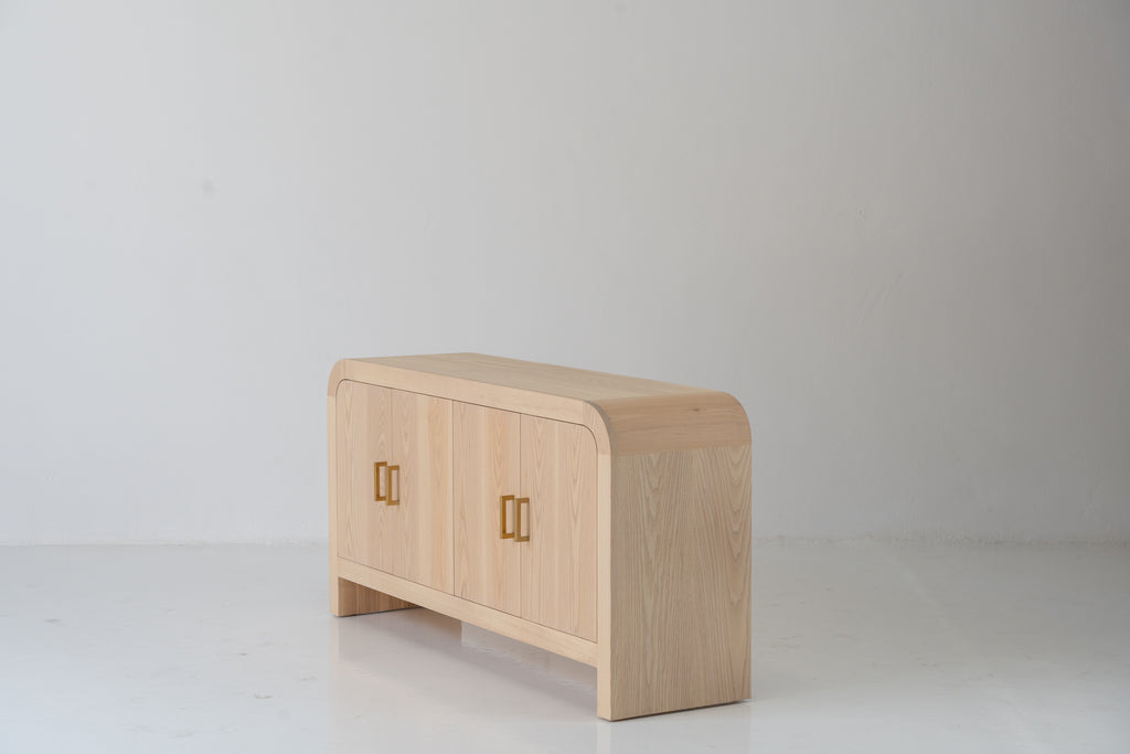 Harper Ash Wood Sideboard Perspective View 4