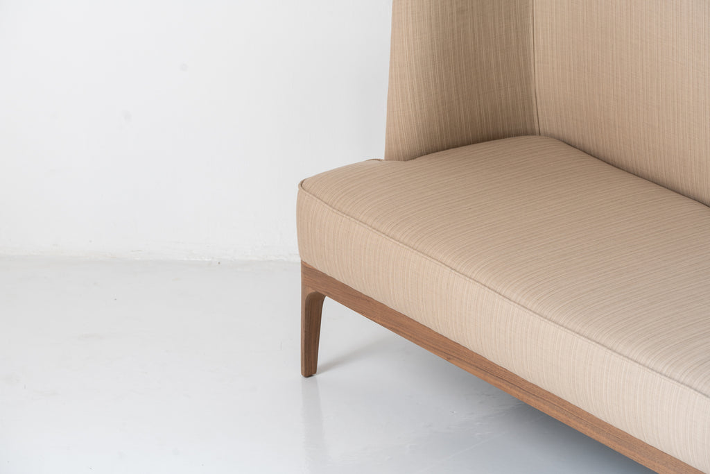 Harrington Upholstered Banquette Detailed Fabric Texture View 2
