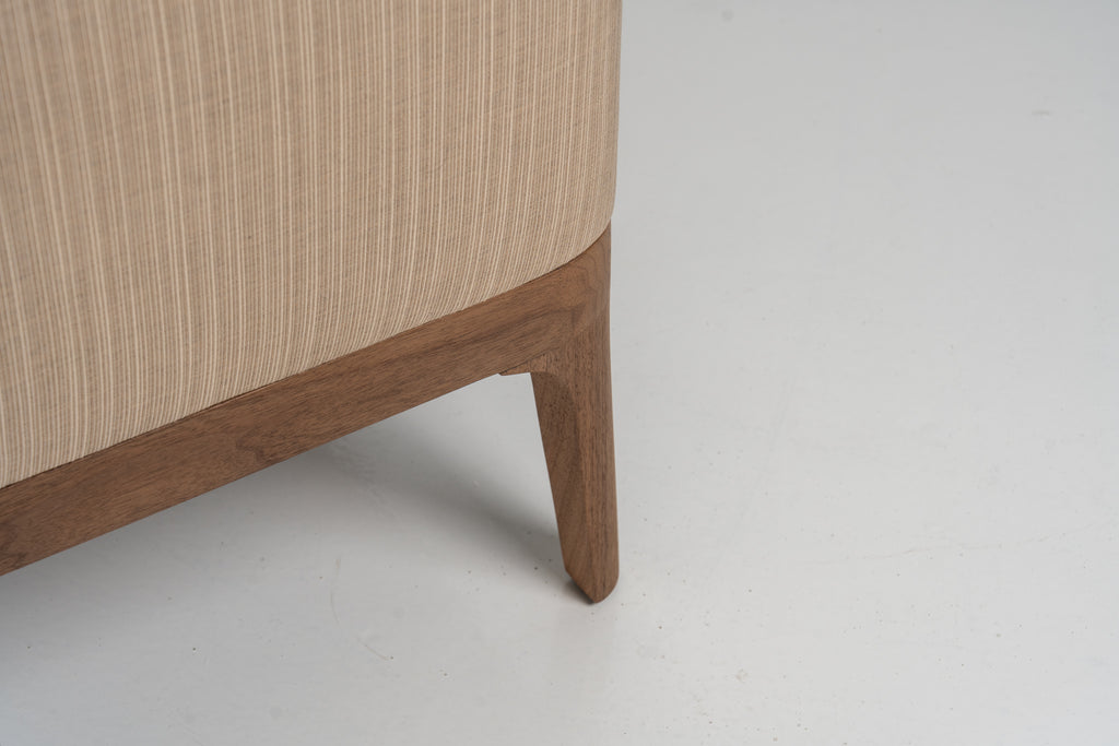 Harrington Upholstered Banquette Detailed Fabric Texture View 4
