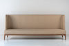 Harrington Upholstered Banquette Front View 2