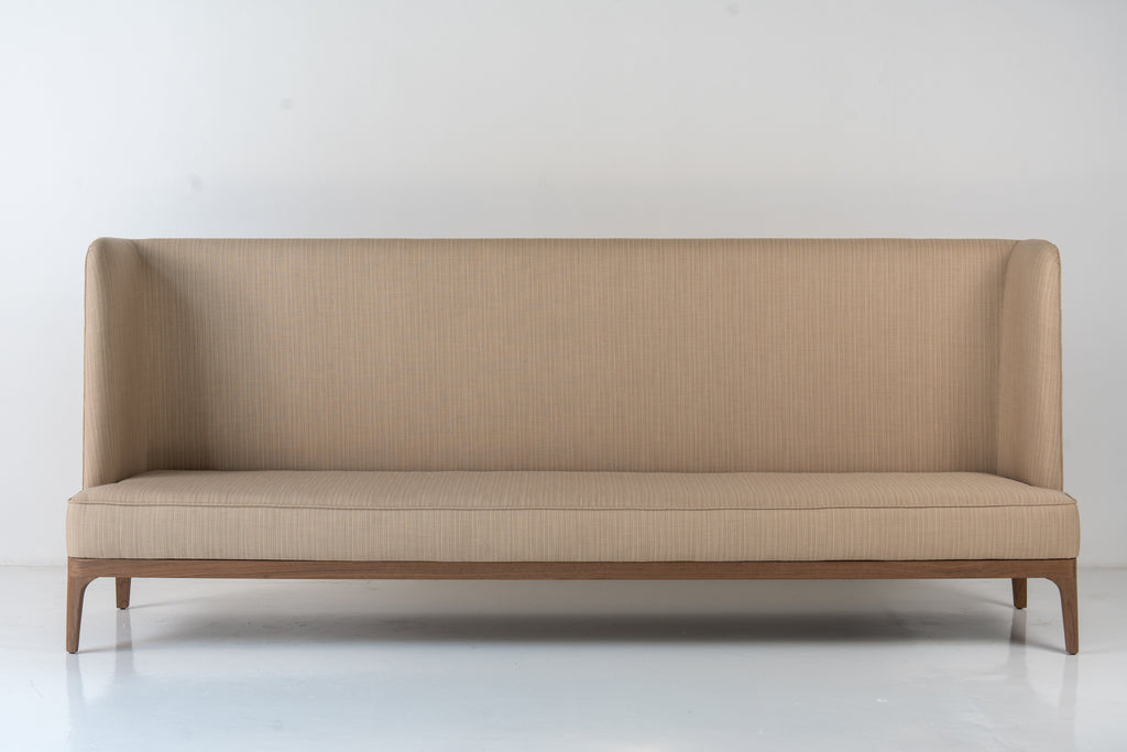 Harrington Upholstered Banquette Front View 2