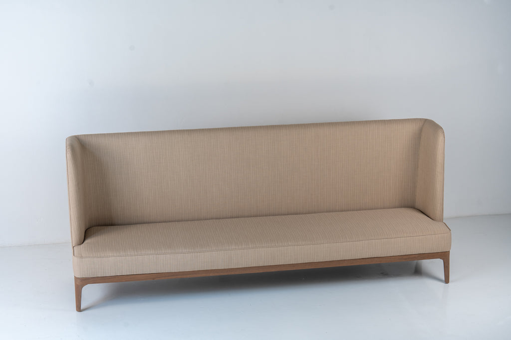 Harrington Upholstered Banquette Front View 3