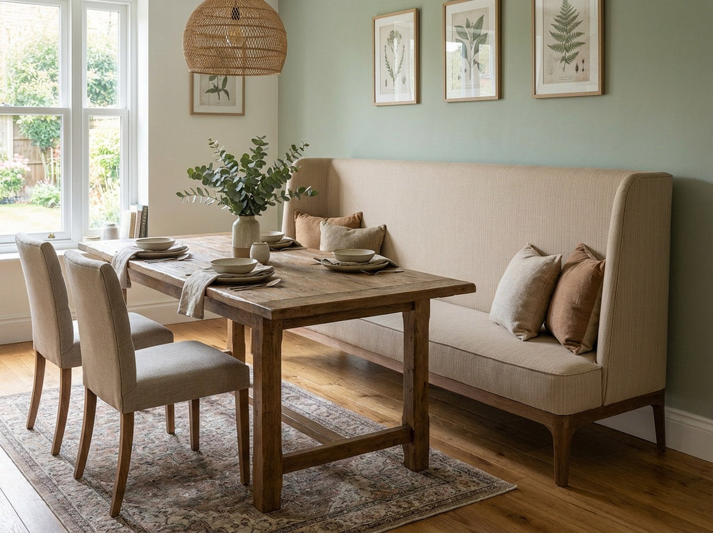 Harrington Upholstered Banquette Indoor View 3