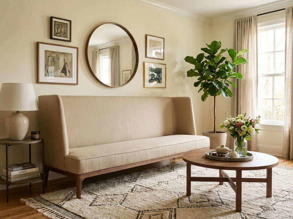 Harrington Upholstered Banquette Indoor View 4