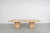 Haven Oak Dining Table Front View 3