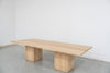 Haven Oak Dining Table Perspective View 1