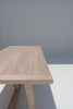 Heritage Lime-washed Oak Dining Table Detailed Top Texture View 1