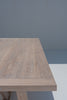Heritage Lime-washed Oak Dining Table Detailed Top Texture View 2