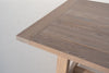 Heritage Lime-washed Oak Dining Table Detailed Top Texture View 5