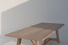 Heritage Lime-washed Oak Dining Table Perspective View 3