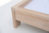 Heritage Upholstered Oak Bed Perspective View 5