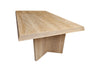 Hudson Oak Dining Table Perspective View 4