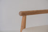Hudson Oak Lounge Chair Perspective View 15