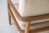 Hudson Oak Lounge Chair Perspective View 17