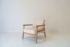 Hudson Oak Lounge Chair Perspective View 2