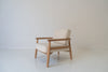 Hudson Oak Lounge Chair Perspective View 3