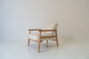 Hudson Oak Lounge Chair Perspective View 4