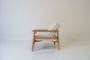 Hudson Oak Lounge Chair Perspective View 5