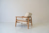 Hudson Oak Lounge Chair Perspective View 6