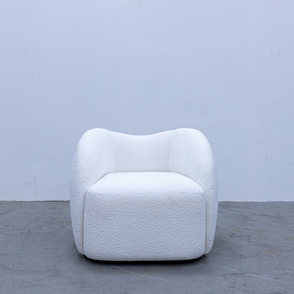 Jenn Boucle Chair Front view