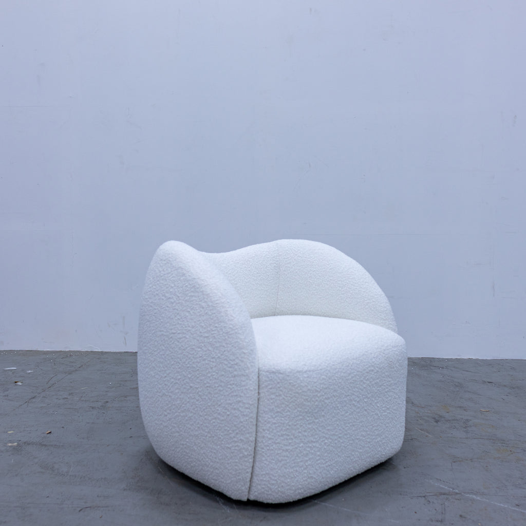 Jenn Boucle Chair Side view