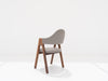 Jessica Walnut Dining Chair Back view