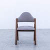 Jessica Walnut Dining Chair Front view