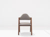 Jessica Walnut Dining Chair Front view