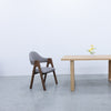 Jessica Walnut Dining Chair Side view