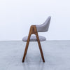 Jessica Walnut Dining Chair Side view 2
