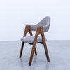 Jessica Walnut Dining Chair Side view 3