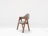 Jessica Walnut Dining Chair Side view