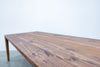 Jessica Walnut Dining Table Detailed Top Texture View 2