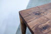 Jessica Walnut Dining Table Detailed Top Texture View 5