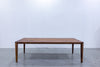 Jessica Walnut Dining Table Front View 1