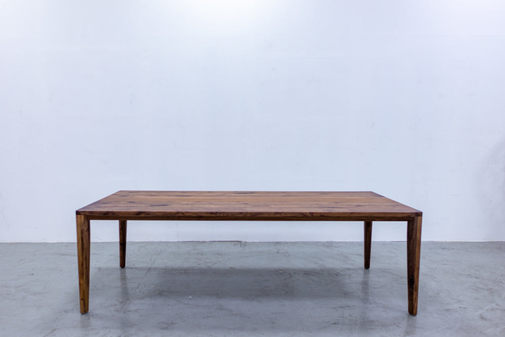 Jessica Walnut Dining Table Front View 1