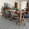 Jessica Walnut Dining Table Indoor View 1